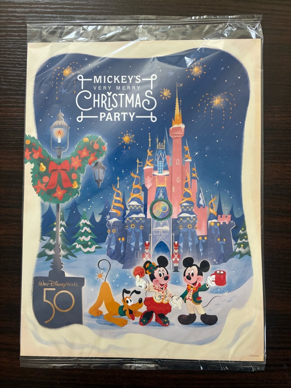 Disney Mickey's Very Merry Christmas Party Holiday Poster